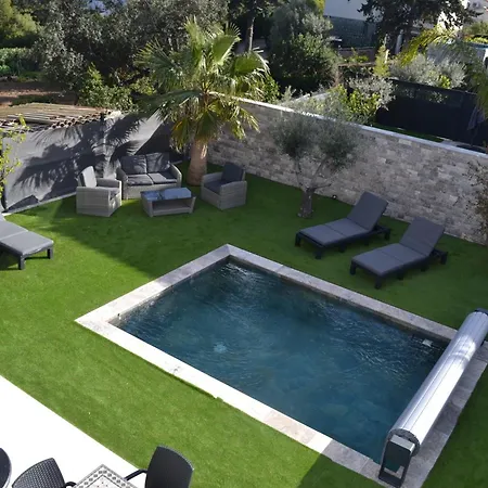 Etoile Du Berger Saint Aygulf 3 Villas Et 4 Appartements Jardin Individuel Et Piscine Chauffee En Saison - La Mer Et Les Plages 450 M Buitenkant foto